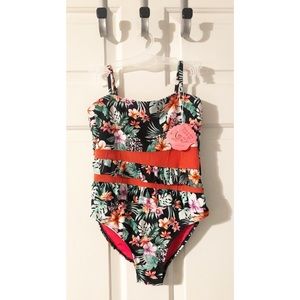 Coral Tropics Girls by Apollo Swimwear Swimsuit